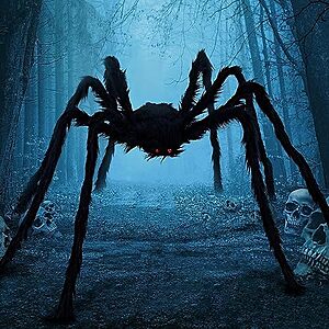 $9.99* | 6.5' JOYIN Halloween Spider Outdoor Decoration at Amazon