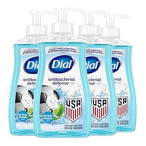 [SnS] $1.89 | 4-Pack 11-Oz Dial Antibacterial Liquid Hand Soap (Spring Water) at Amazon
