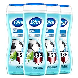[SnS] $3.04* | 4-Pack 16-Oz Dial Body Wash (Refresh & Renew, Spring Water) at Amazon