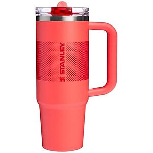 $17.50* | 30-Oz STANLEY Quencher ProTour Flip Straw Tumbler w/ Leakproof Lid (Hot Coral Fade) at Amazon