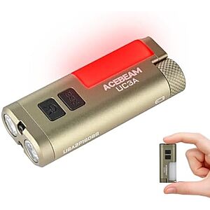 [Prime] $24.99* | ACEBEAM UC3A Rechargeable / AAA 900 Lumen EDC Mini Flashlight at Amazon