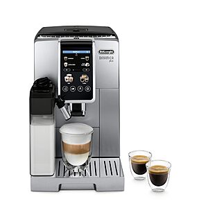 De'Longhi Dinamica Plus Fully Automatic Espresso Machine - Brew Personalized Coffee for up to 4 User Profiles, 24+ Recipes $1199.99
