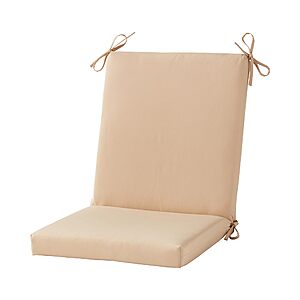 High Back Outdoor Chair Cushion – Hinged Patio Chair Pad with Removable Cover, Reversible Cushion with Tiesvarious colors, from $35.2