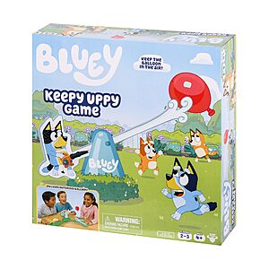 Bluey Keepy Uppy Game, Motorized Toddler Game with Bingo and Chilli Character Paddles, Games for 4+ Year Olds $4.99