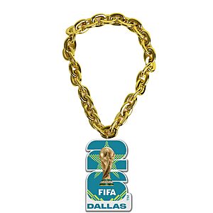 HONAV FIFA World Cup Dallas Host City 17" Fan Chain – Durable FIFA Lanyard, Lightweight & Comfortable, Officially Licensed Design – for $8