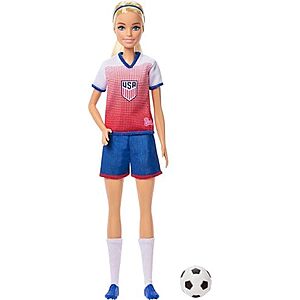 Barbie Careers USSF Soccer Fashion Doll Dressed in Sport-Themed Outfit & Shoes $2.40