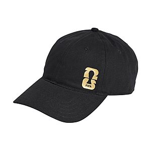 Adidas FIFA World Cup 2026 Official Emblem Baseball Cap (Black) $7.00 + Free Shipping w/ Prime or on $35+