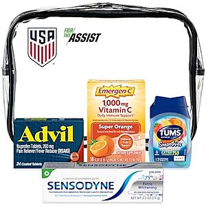 [NEW, SnS] $4.94 | Haleon Stadium Ready Bag, Advil, Tums, Emergen-C, Sensodyne at Amazon