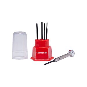 CRAFTSMAN Screwdriver Kit, Small Multi-Bits, Ideal for Jewelry (CMHT68009) $5.50 + Free Shipping w/ Prime or on $35+