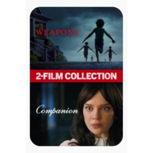 $9.99 Sale for Weapons + Companion Double Feature
