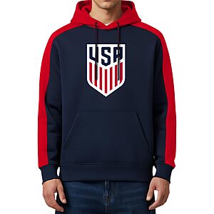 Amazon ~ Men's US Soccer National Team Pullover Hoodie Size Large $6.62