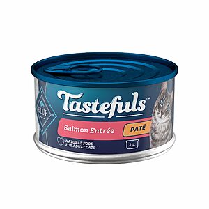 24 ct 3 oz Blue Buffalo Tastefuls Salmon Paté Wet Cat Food $19.51 + Free S&H w/ Prime or $35+