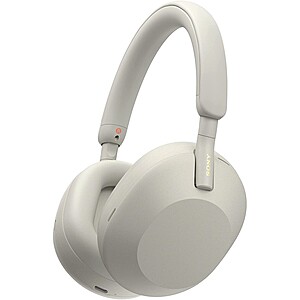 Cert. Refurb: SONY WH1000XM5/S Premium Noise Canceling Headphone Silver $144 + Free S&H