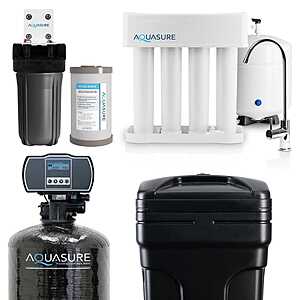Whole House Filtration with 64,000 Grain Water Softener, Reverse Osmosis System and Sediment-GAC Pre-filter $892