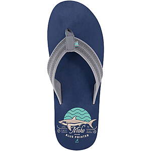 Rugged Shark Men's Shark Week Flip Flops (3 Colors, Sizes: 7-13) $6.49 + Free Shipping w/ Walmart+ or on $35+