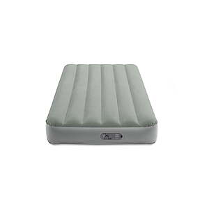Intex 10" Twin Standard Dura-Beam Airbed Mattress with Built in Pump $14.97