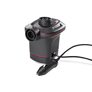 INTEX 66656WA QuickFill 12 Volt DC Electric Pump w/3 nozzles - $13.90