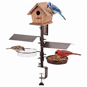 Amazon – Urban Deco Deck Bird Feeder for Railing - $15.59 w/ Code