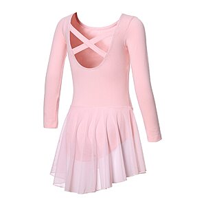 Amazon – DIPUG Long Sleeve Ballet Leotard for Girls - $7.49 / $8.49 / $9.49 w/ Code