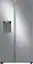 Samsung - 36 in. Wide 27.4 cu. ft. Side-by-Side Refrigerator with Large Capacity - Stainless Steel $1074.99