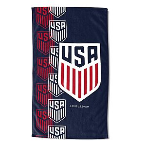 $7 U.S. Soccer Beach Towel, 35x60 inches