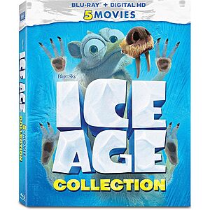 Ice Age/Ice Age: The Meltdown/Ice Age: Dawn Of The Dinosaurs/Ice Age: Continental Drift/Ice Age: Collision Course $18.53 Amazon.com
