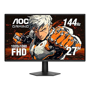 Refurb: AOC 27G50F 27" 1080p 144hz IPS G-Sync Compatible Gaming Monitor $60.8