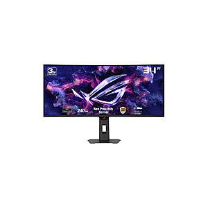 ASUS ROG Strix XG34WCDMTG 34" Ultrawide UWQHD 240Hz QD-OLED - Google TV, USB-C 90W PD $733.59