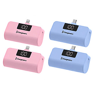 2-Pack: Chargeworx 5000mAh Power Banks $19.99 + FS