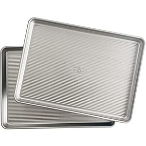 $29.99 (Set of 2) USA Pan Bakeware Half Sheet Pan, Baking Sheets, Aluminized Steel