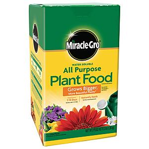 Miracle-Gro Water Soluble All Purpose Plant Food, 3 lb. $9.49