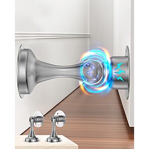 2-Pack Winonly Magnetic Door Stop Holder (Silver) $4.99 + Free Shipping w/ Prime or on $35+