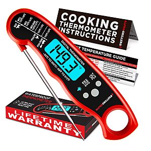 Alpha Grillers Instant Read Meat Thermometer Digital, Cooking, Food, Grill $12.31