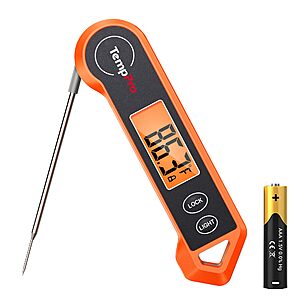 TempPro TempSwift 1 Sec Instant Read Meat Thermometer Digital $13.99