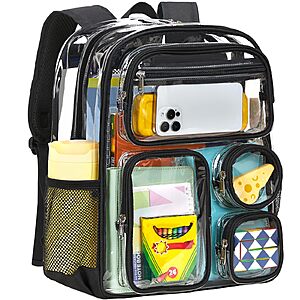 Amazon – Vorspack Clear Backpack for School - $14.99 w/ Deal