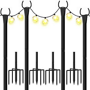 Amazon – WeValor 10ft String Light Poles for Outside, 4-Pack - $34.99 w/ Code