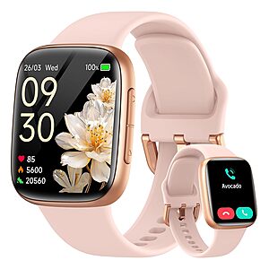 Gydom Men's or Women's 1.85" AMOLED Smart Watch w/ Heart Rate Monitor & 120+ Sports Modes $19.20 + Free Shipping w/ Prime or on $35+