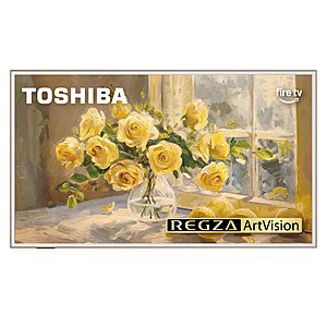 Toshiba 65" G700 Series ArtVision 4K UHD Smart Fire TV (65G700SU, 2026 New) - QLED, Native 165Hz, Art Gallery Mode $1299.99