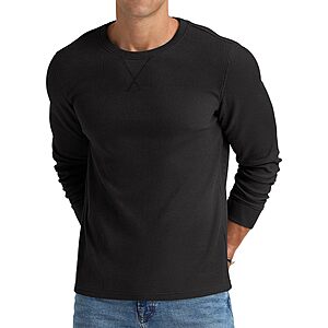 NITAGUT Men's Waffle Knit Crewneck Long Sleeve T-Shirt (Various) $7.99 + Free Shipping w/ Prime or on $35+