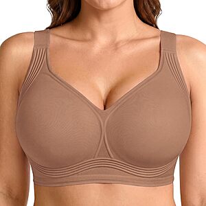 Xcutting Women's Wire-Free Full Coverage Push-Up Jelly Bra (Various) $8.49 + Free Shipping w/ Prime or on $35+