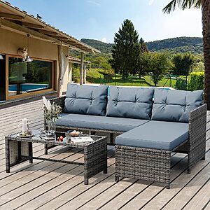 Shintenchi 3 Pieces Outdoor Patio Furniture Sets $180.49