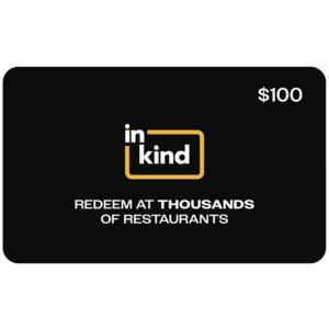 Costco Members - inKind One eGift Card, Thousands of Restaurants ($100 Value), digital delivery - $64.99
