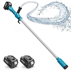 [Prime] SEESII Cordless Stick Water & Diesel Transfer Pump w/ 2.2" Slim Head, 720GPH & 16' Lift $64.79 + Free Shipping