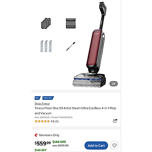 Tineco Floor One S9 Artist Steam Ultra $560