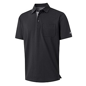 Rouen Men's Short Sleeve Moisture-Wicking Jacquard Golf Polo Shirt (Various) $10.97 + Free Shipping w/ Prime or on $35+