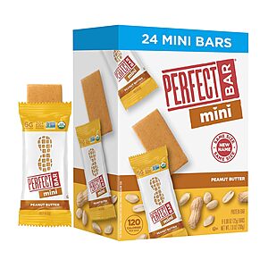 24-Count 0.88-Oz Perfect Bar Mini Protein Bars (Peanut Butter) $14.76 w/ S&S + Free Shipping w/ Prime or on $35+