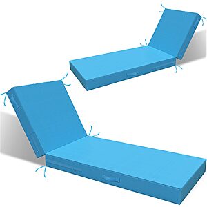 2-Pack 72"x21"x3" L'AGRATY Waterproof Lounge Chair Cushions Set $32.99 + Free Shipping w/ Prime or on $35+