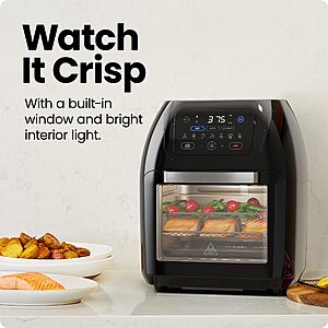 $84.97-$110 FS AMAZON CHEFMAN 10 or 12 QT Multifunctional Digital Air Fryer+ Rotisserie, Dehydrator,  17 Touch Screen Presets Fry, Roast, Dehydrate, Bake, XL 10L