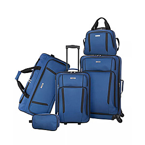 TagFreehold 5-Piece Softside Spinner Luggage Set $55.99