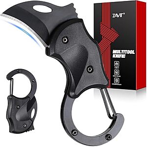 [AC] $3.23* | ZAVIT Small EDC Keychain Pocket Knife w/ 1.2" Blade (Black) at Amazon